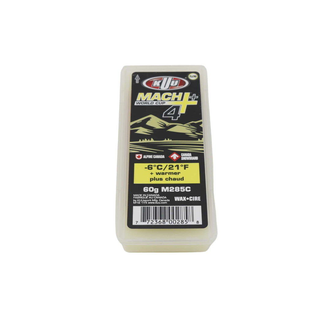 Kuu MACH 4+ World Cup Yellow - 60g SKI & SNOWBOARD WAX KUU