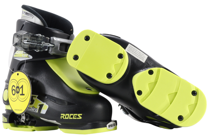 Roces IDEA Up Adjustable Youth Ski Boots | Size 16.0-18.5 (Open Box Return) SKI BOOTS Roces