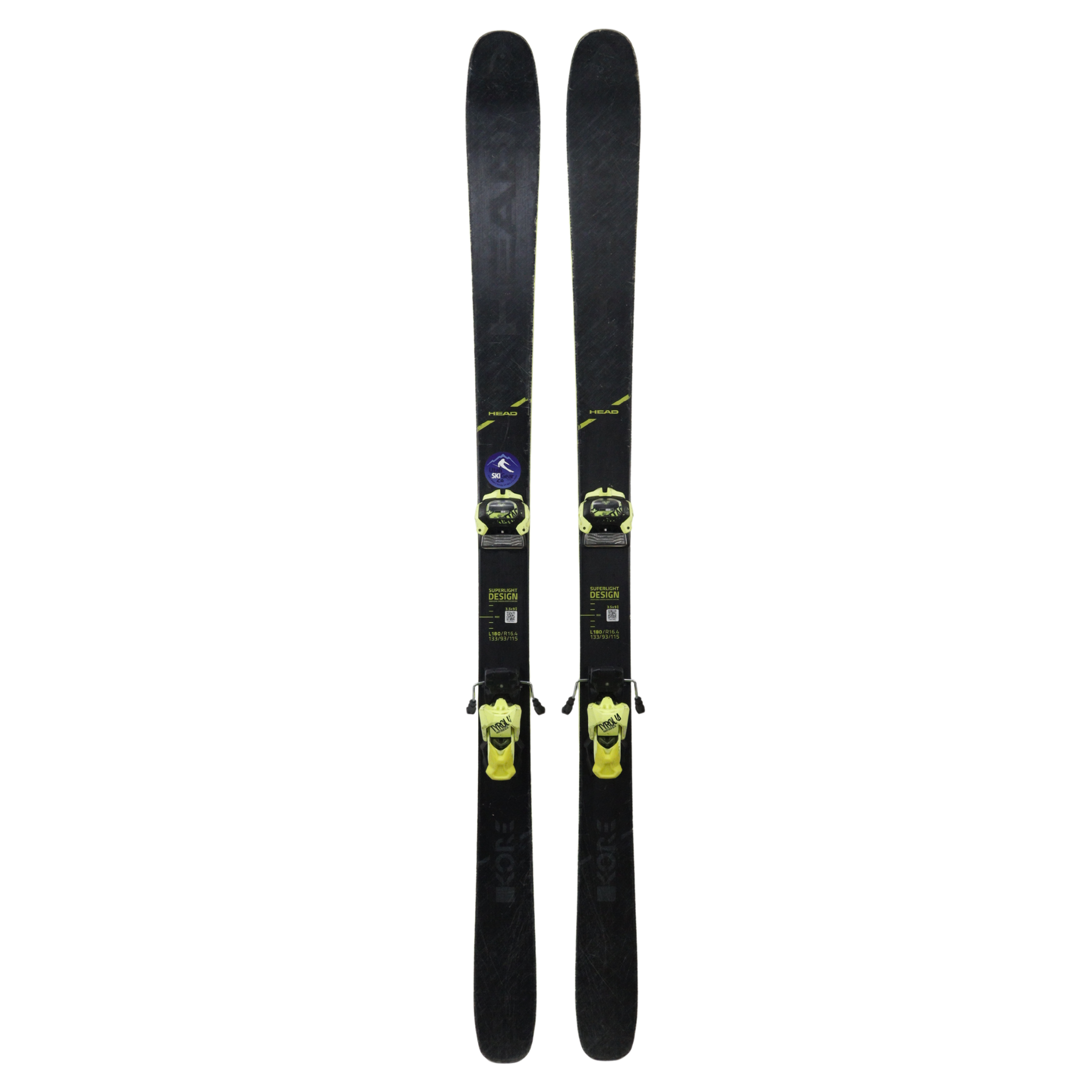 180cm Head Kore 93 (2024) + Tyrolia Attack 13 | USED – Utah Ski Gear