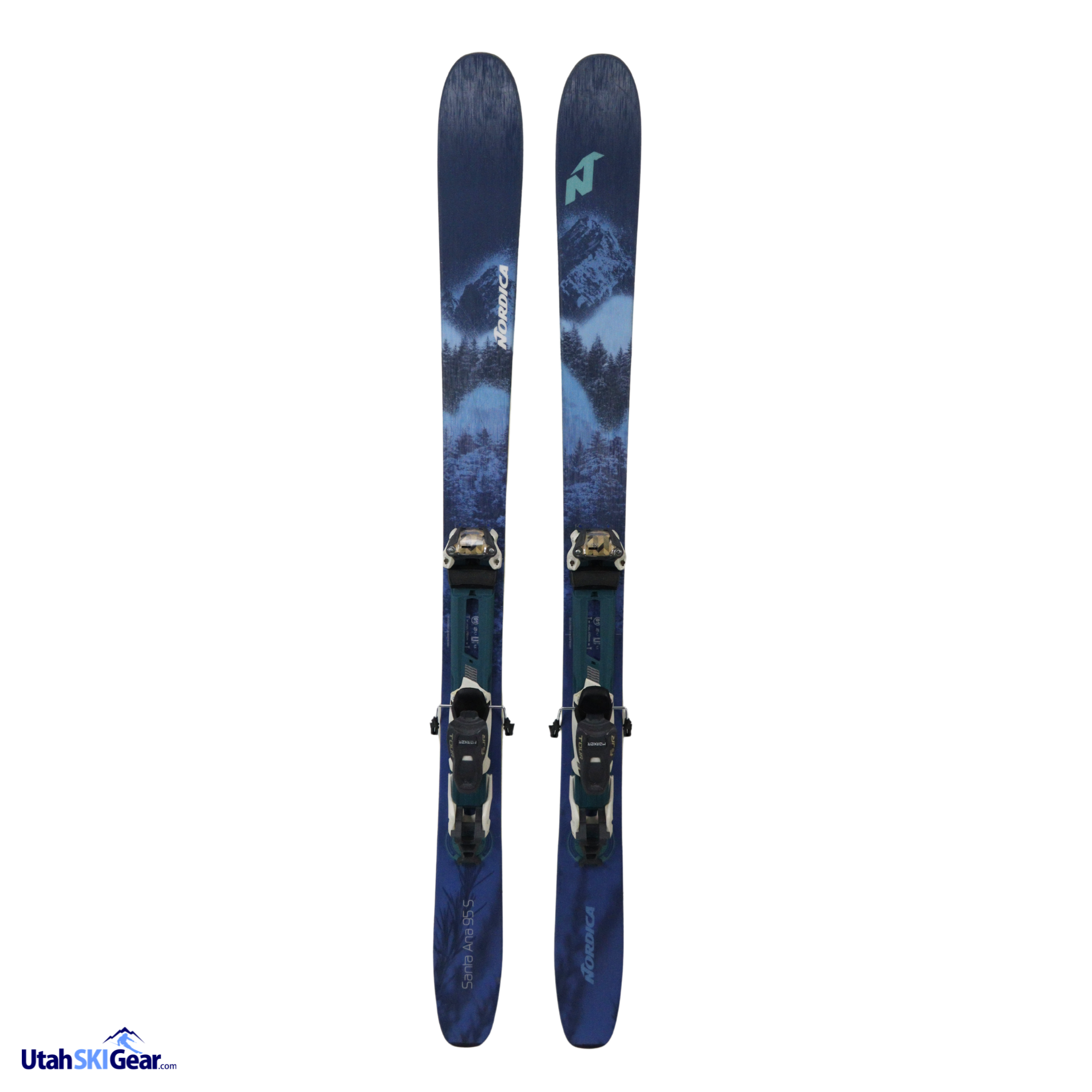 Nordica Santa Ana 95 S + Marker F5 Jr Tour | USED – Utah Ski Gear Nordica Santa Ana 95 S + Marker F5 Jr Tour | USED – Utah Ski Gear