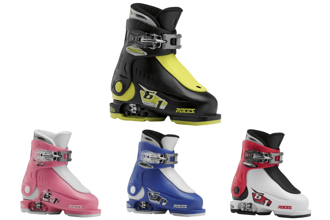 Roces IDEA Up Adjustable Youth Ski Boots | Size 16.0-18.5 (Open Box Return) SKI BOOTS Roces