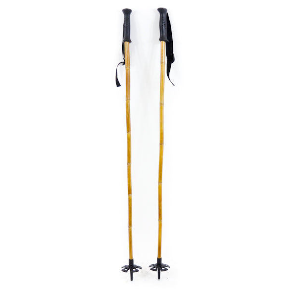 Booyah! Bamboo Ski Poles + Powder Baskets Utah Ski Gear