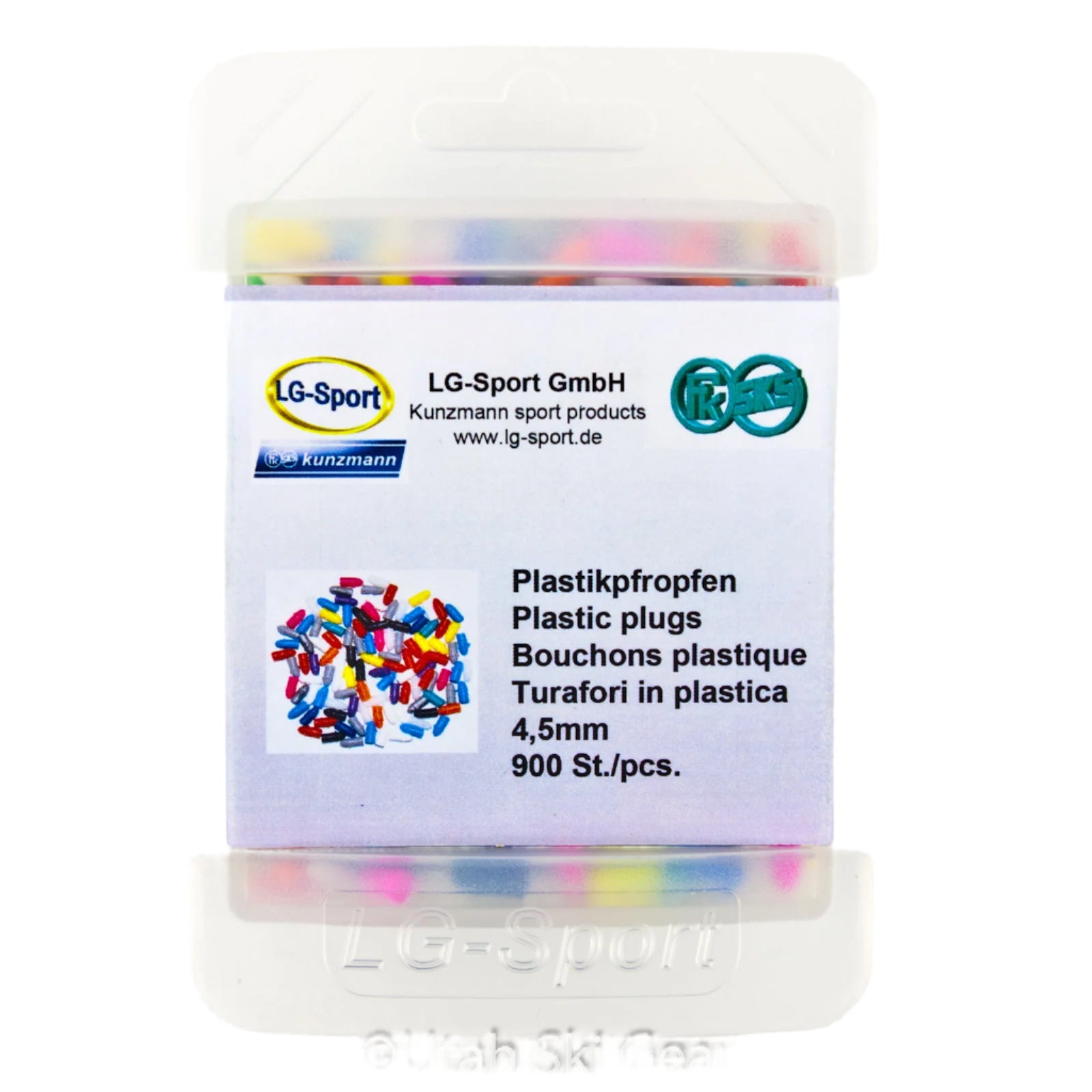 FK SKS Plastic Binding Hole Plugs 900 Count Assorted Colors Utah