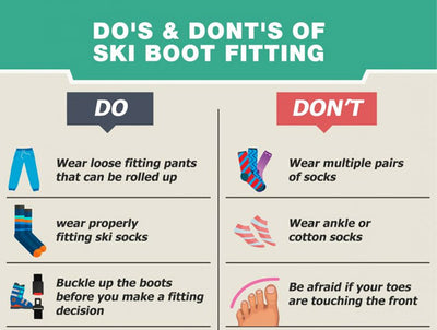 Do's and Don'ts of Ski Boot Fitting - How to Fit a Pair of Ski Boots