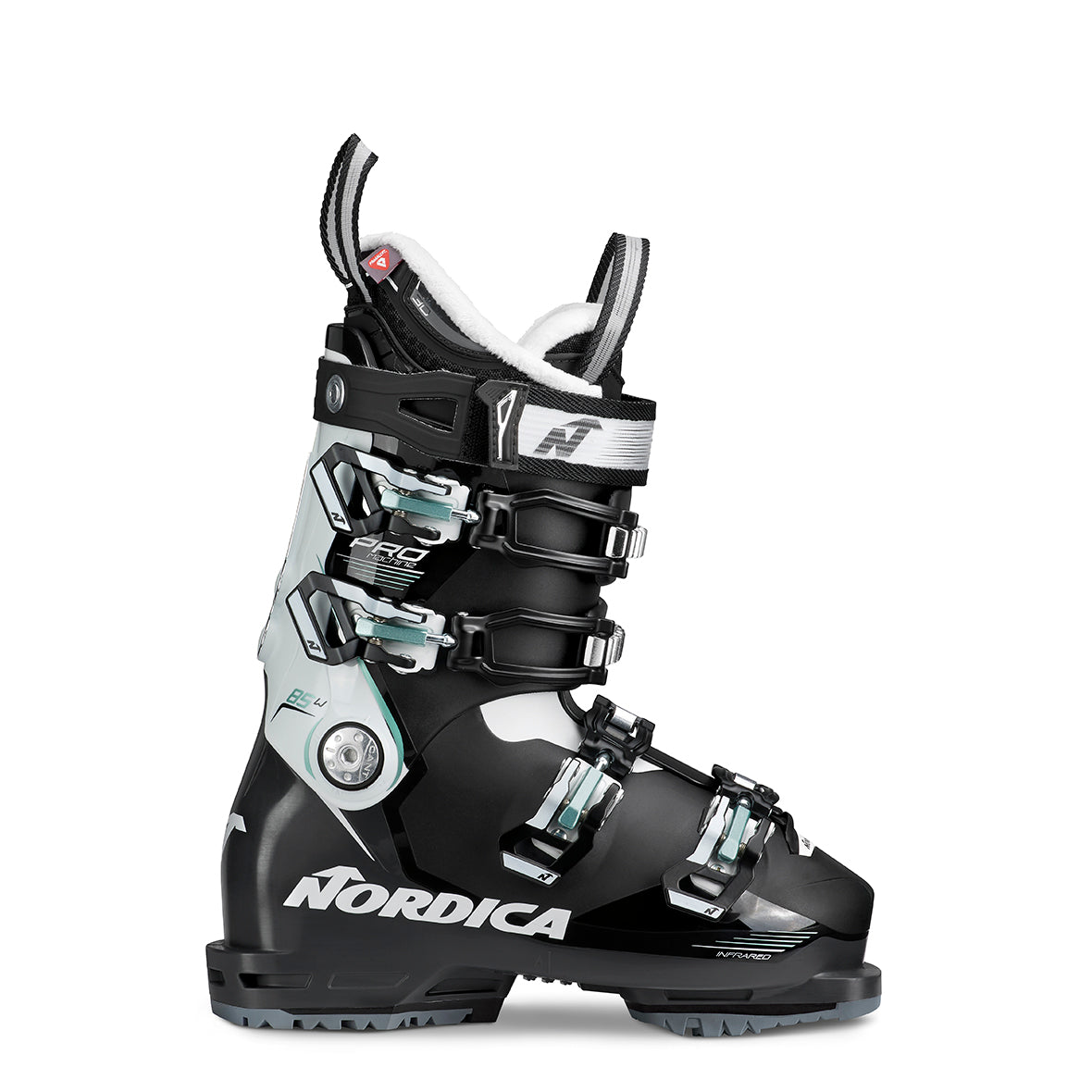 Nordica Promachine 85 W Women's Ski Boot - Black/white/Green - 2023 SKI BOOTS Nordica 22.5  