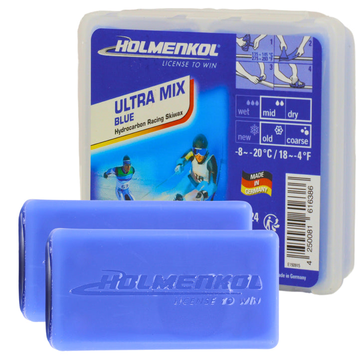 Holmenkol Ultra Mix Blue Ski Wax - 70g - H24124 SKI & SNOWBOARD WAX Holmenkol