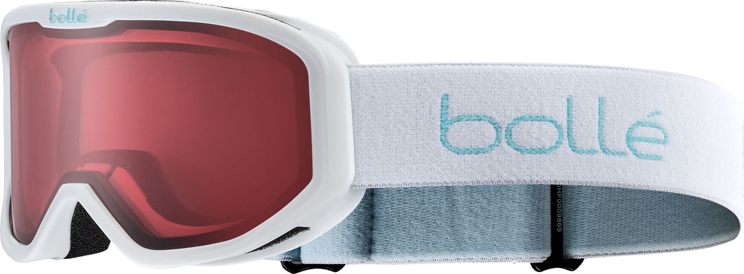 Bollé Inuk Kid's Ski Goggles GOGGLES Bolle White Matte - Vermillon Cat 2  