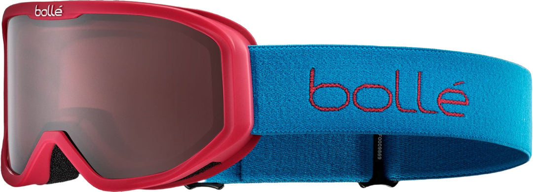 Bollé Inuk Kid's Ski Goggles GOGGLES Bolle Red & Blue Matte - Rosy Bronze Cat 3  
