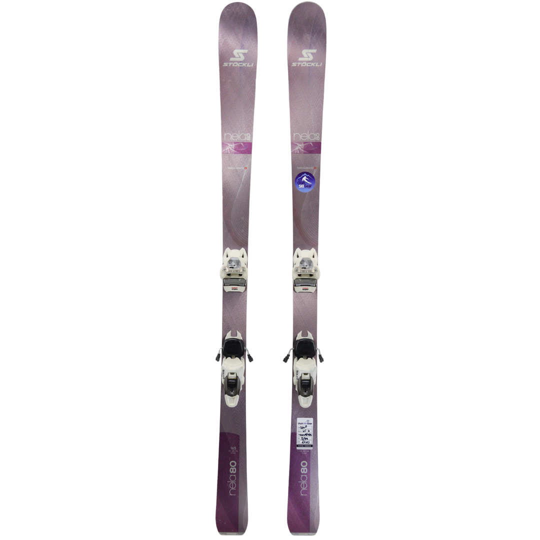 165cm Stockli Nela 80 (2023) + Marker Squire - USED USED SKIS Stockli