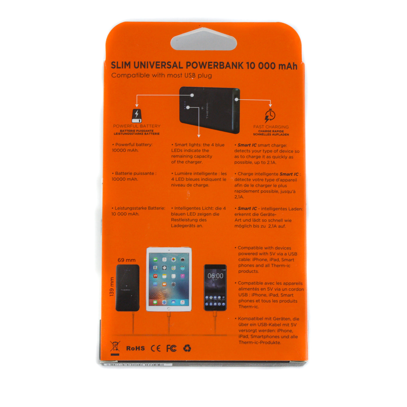 Therm-ic Slim Universal Powerbank 10mAh HEATED ACCESSORIES Therm-ic   