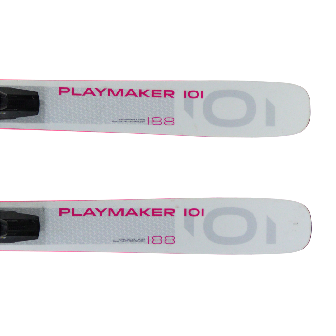 188cm Elan Playmaker 101 + Tyrolia SP10 Bindings - USED SKIS Elan