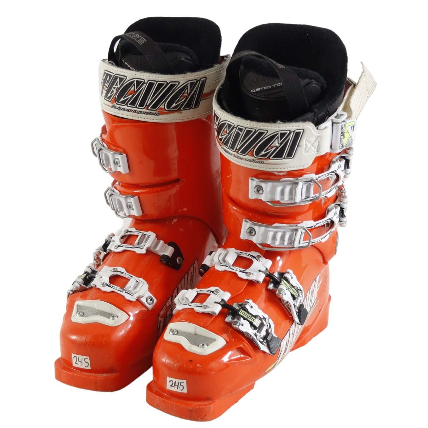 24.5 Tecnica Diablo Inferno R130 Racing Ski Boots 2012 | USED SKI BOOTS Tecnica   