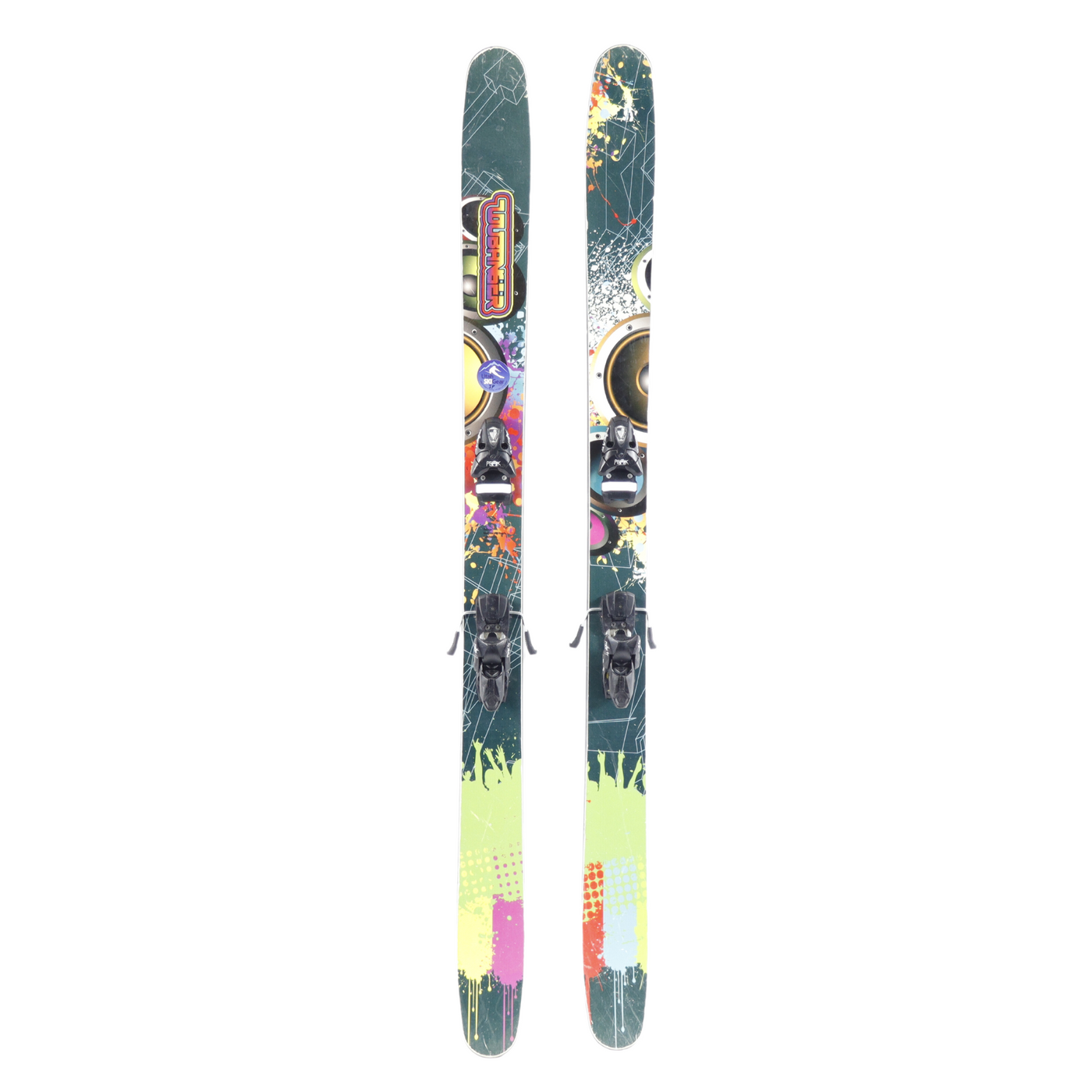 Wubanger Original Skis 186cm + Tyrolia Peak 15 Bindings - USED Skis Wubanger   