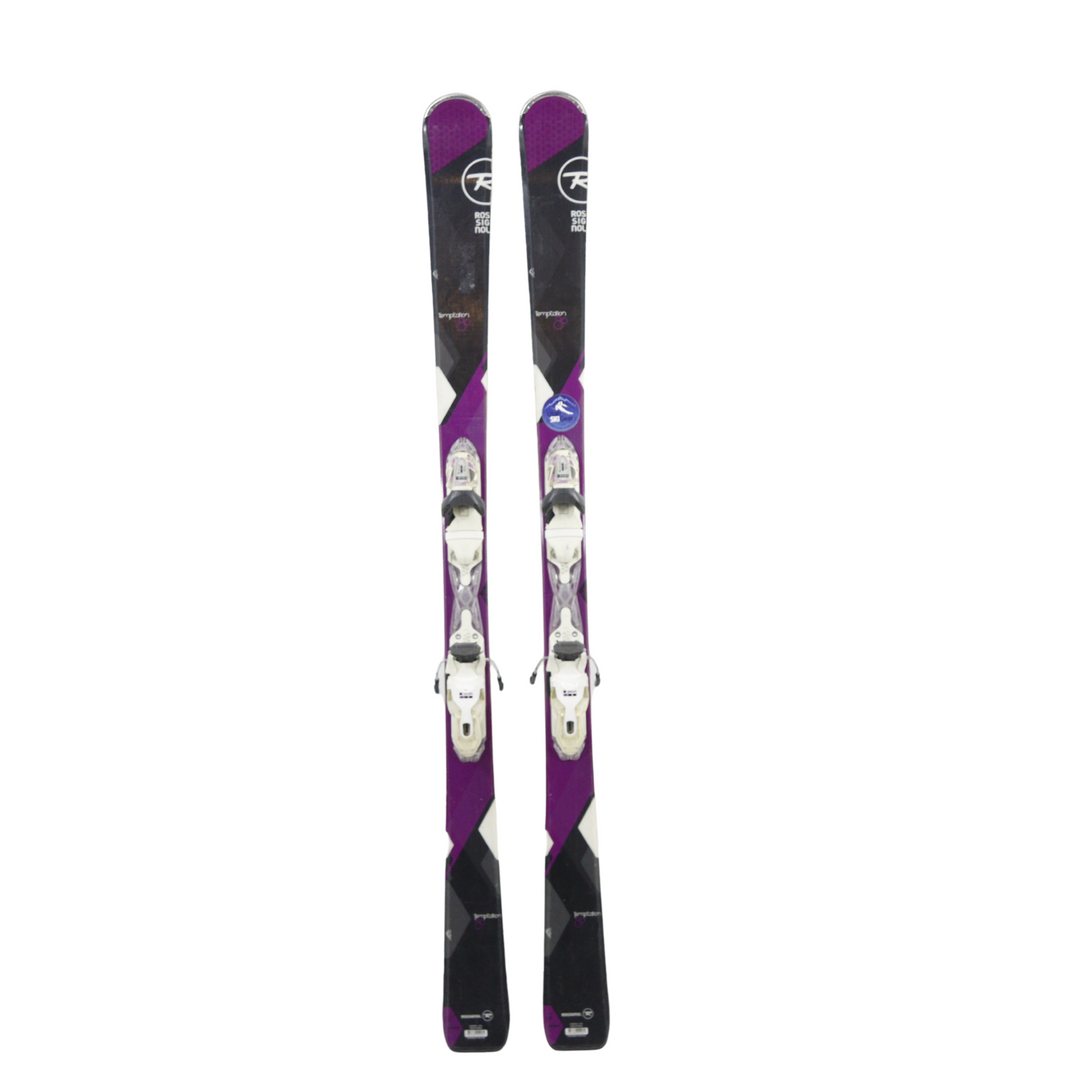 Rossignol Temptation 80 160cm + Look Xpress 11 Bindings - USED SKIS Rossignol