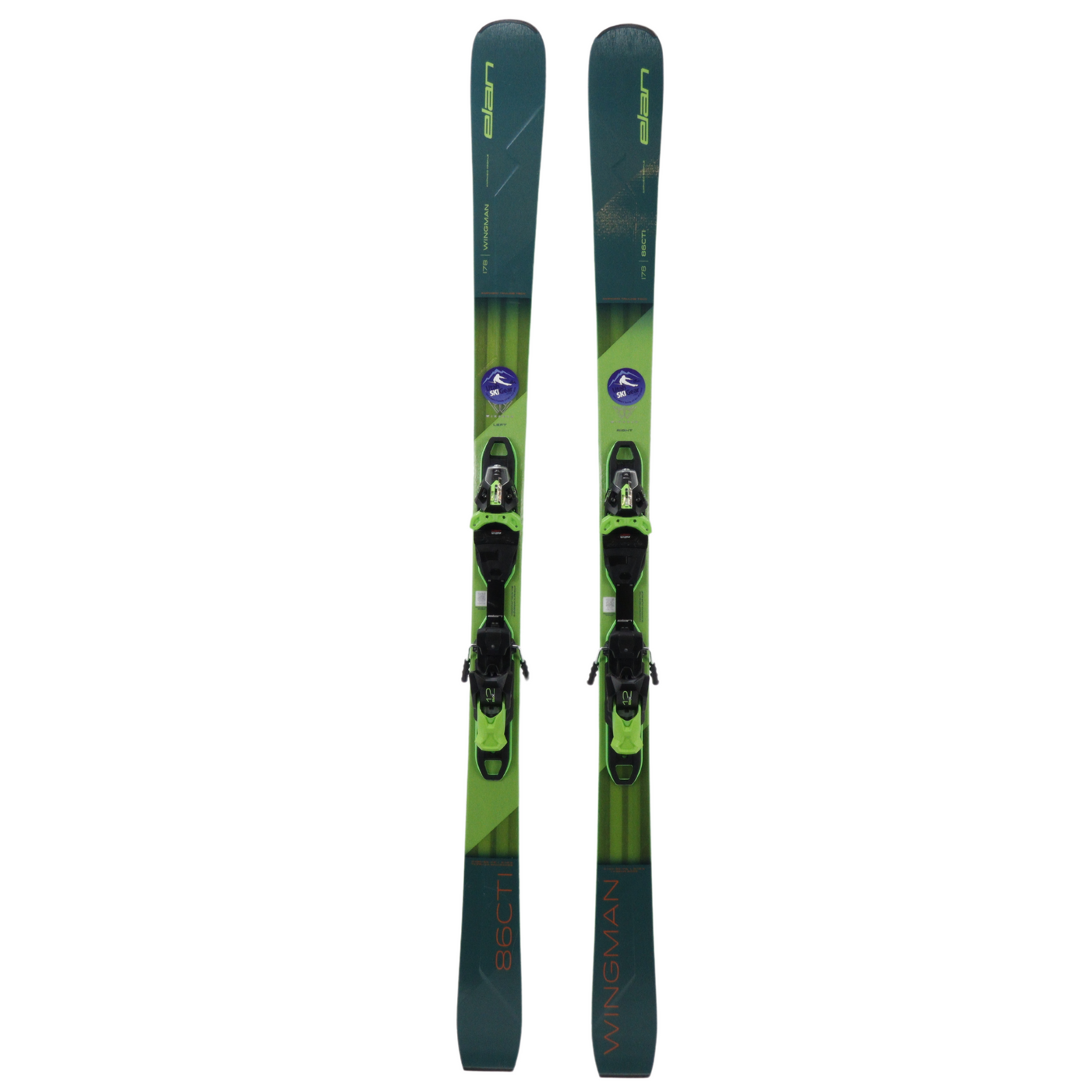 Elan Wingman 86 CTI 178CM- W/ Elan EMX12 Bindings - USED SKIS Elan