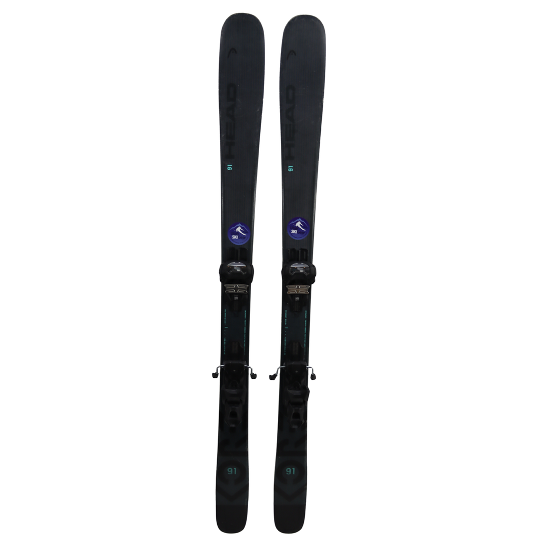 Head Kore 91 - 156 USED w/ Tyrolia Attack 13 Demo Bindings SKIS Head 156cm
