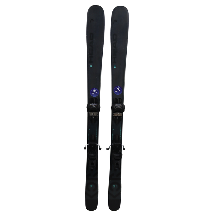 Head Kore 91 - 156 USED w/ Tyrolia Attack 13 Demo Bindings SKIS Head 156cm