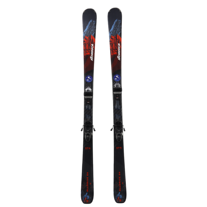 Nordica Alldrive 84 2022 + Marker TP2 Demo bindings - USED SKIS Nordica 136cm  