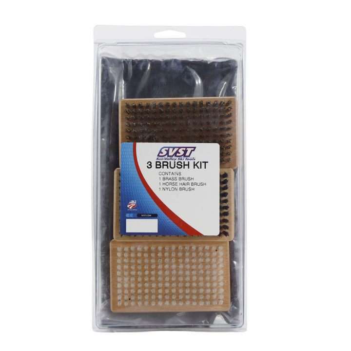 Utah Ski Gear SVST Brush Kit - Horsehair, Brass, Nylon WAXING TOOLS SVST   