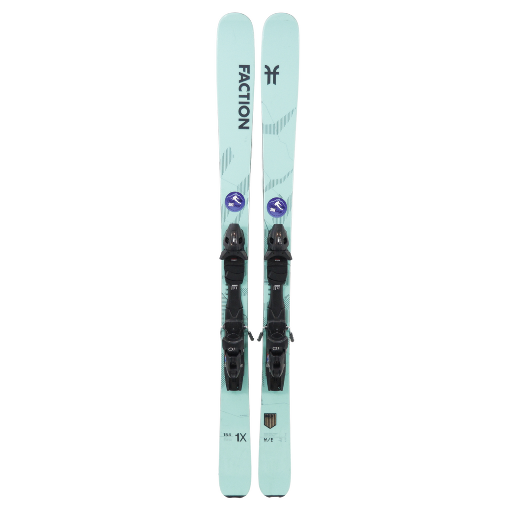 Faction Agent 1X 154cm + Tyrolia SP10 Demo Bindings- USED SKIS Faction 154cm