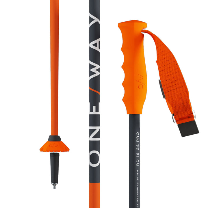 One Way RD 16 GS Pro Racing Ski Poles - 2025 SKI POLES One Way 140cm