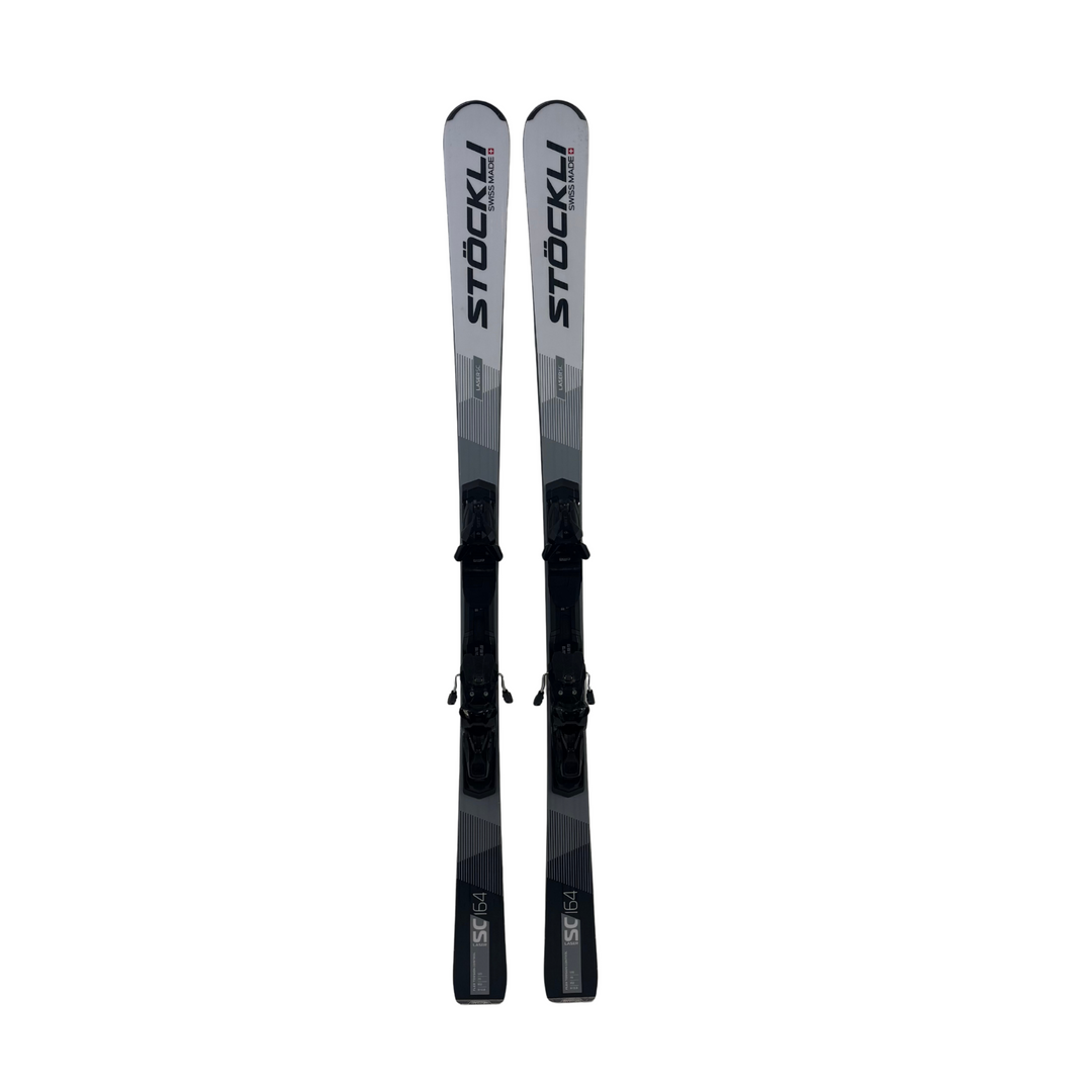 Stockli Laser SC 164cm + Salomon SRT Bindings - USED SKIS Stockli 164cm
