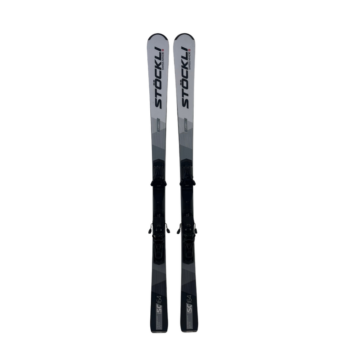 Stockli Laser SC 164cm + Salomon SRT Bindings - USED SKIS Stockli 164cm