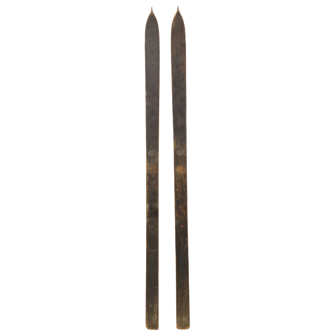 Vintage 1925 Wooden Decorative Skis - Northland Ski Company SKIS Utah Ski Gear