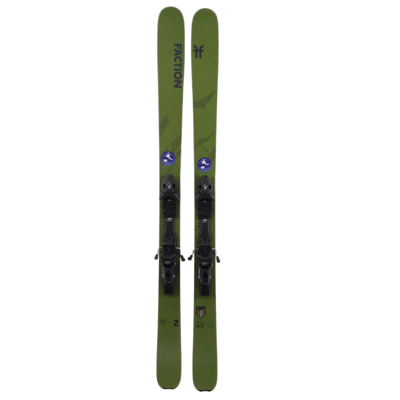Faction Agent 2 171cm+ Tyrolia SP10 Demo Bindings- USED SKIS Faction 171cm