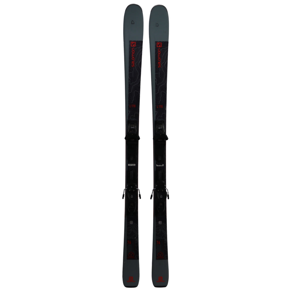 2023 Salomon Distance 76 + Salomon M10 Demo Bindings - USED SKIS Salomon 180cm