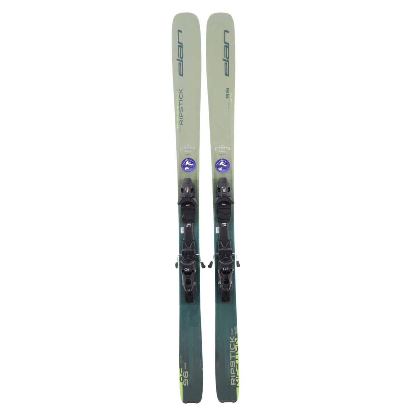 Elan Ripstick 96 168cm +Tyrolia SP10 Demo Bindings- USED SKIS Elan 168