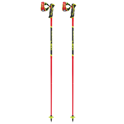 Leki Venom SL 3D Ski Racing Poles 2024 POLES Leki Red-Black-Yellow 125cm 