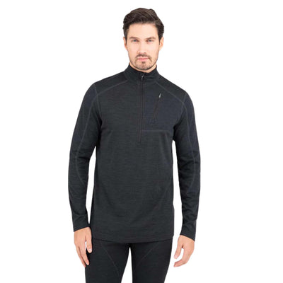 Terramar Men's Thermawool 3.0 - 1/2 Zip Shirt APPAREL Terramar Black M 