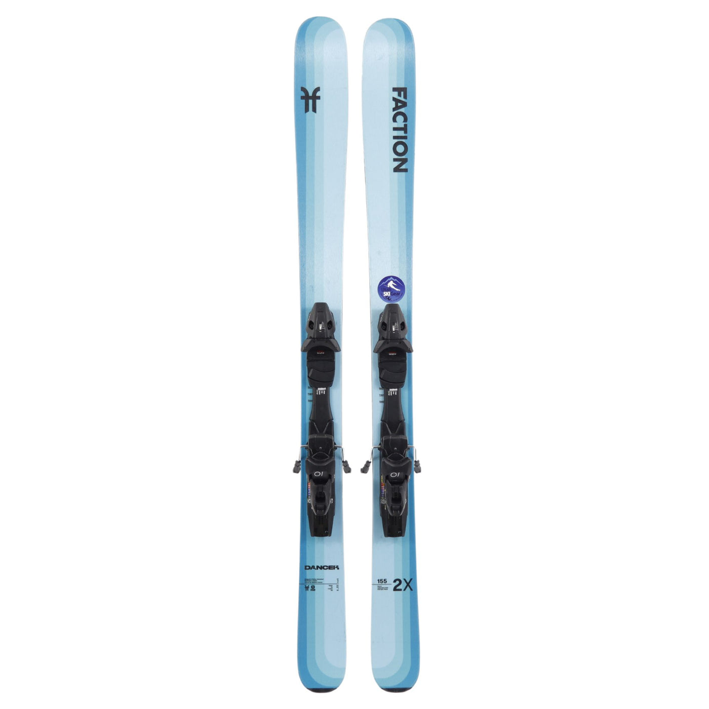 Faction Dancer 2x 155cm +  Demo Bindings 2023 - USED SKIS Faction 155cm  