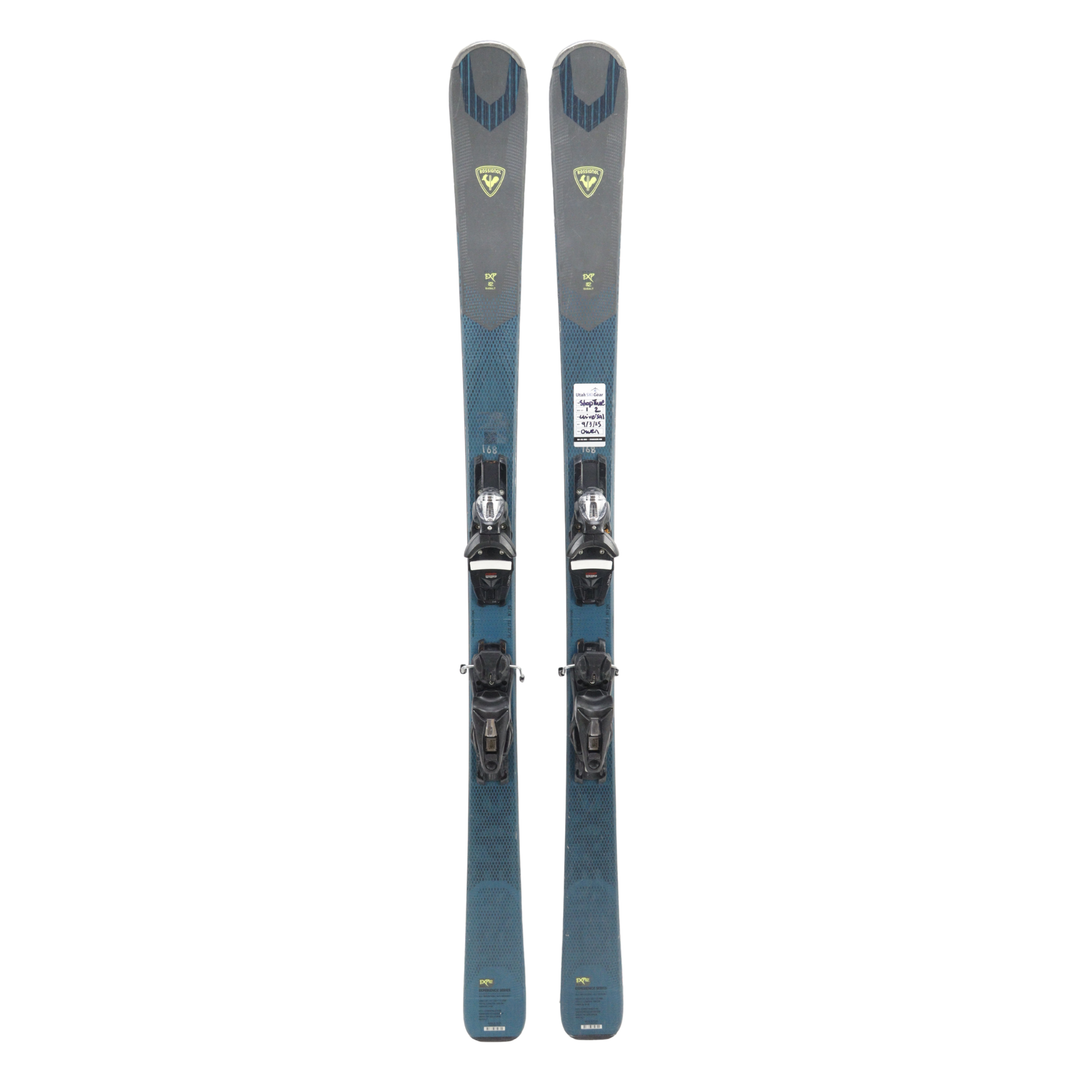 Rossignol 82 Experience 2023 - 168cm + Look NX12 Bindings - USED SKIS Rossignol