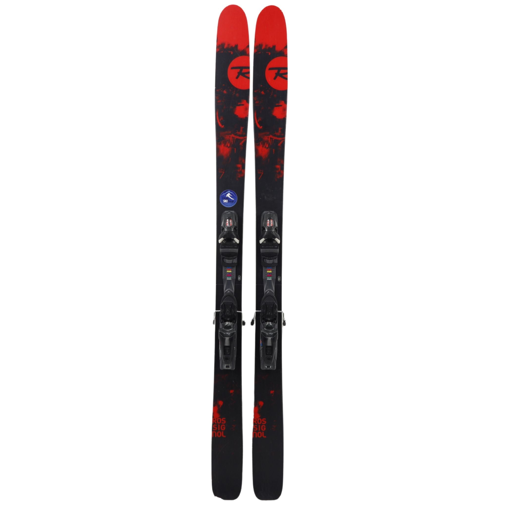 Rossignol Sin 7 Skis + Axium 120 Binding 2014 - USED SKIS Rossignol 180cm