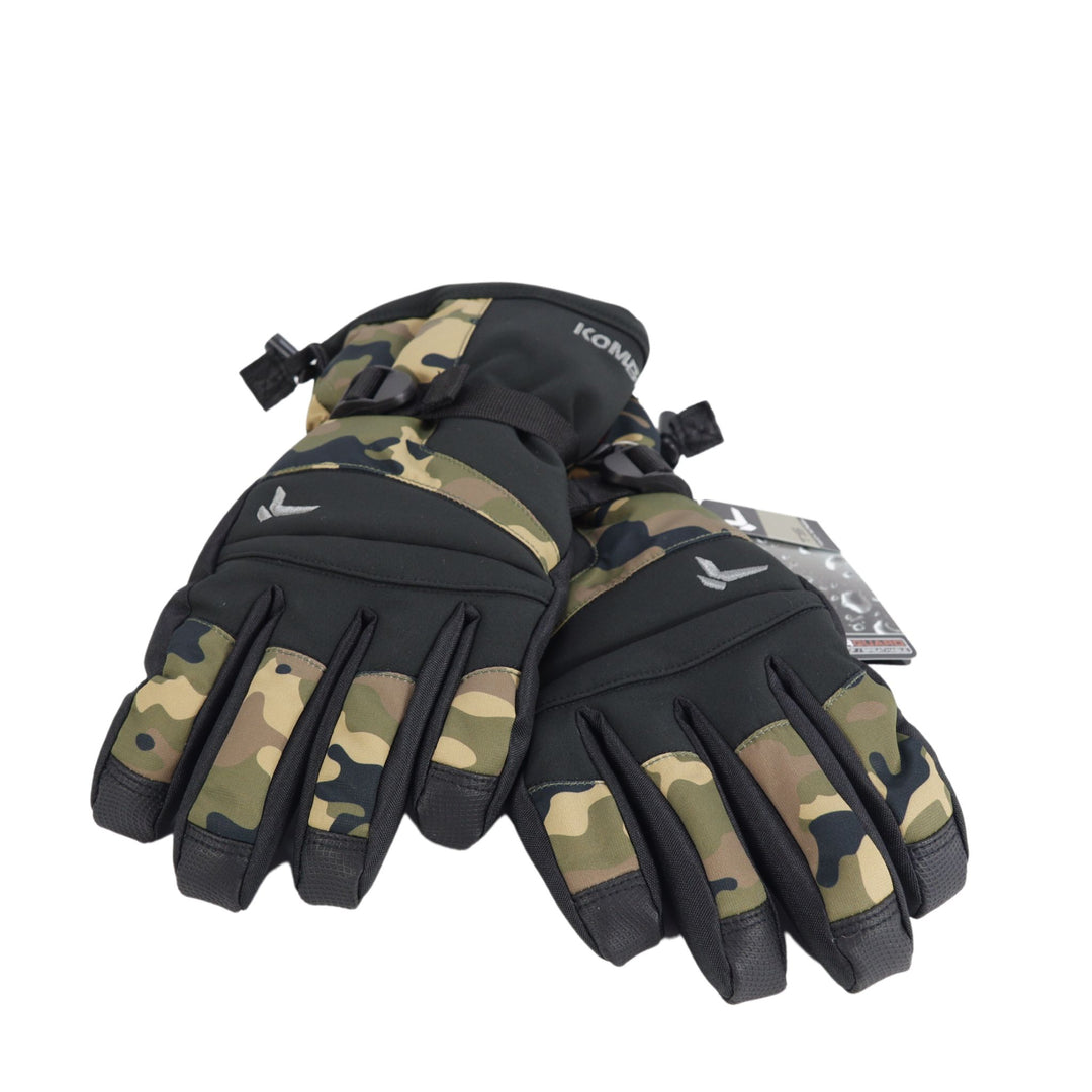 Kombi Storm Cuff Ski Gloves - Men's APPAREL Kombi Camo/Black Small 