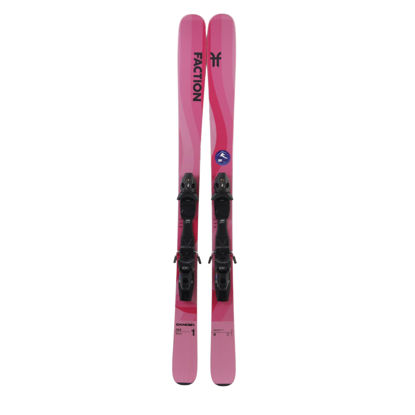 Fation Dancer 1 154cm+ Look SPX 10 Demo Bindings-USED SKIS Faction 154cm Pink