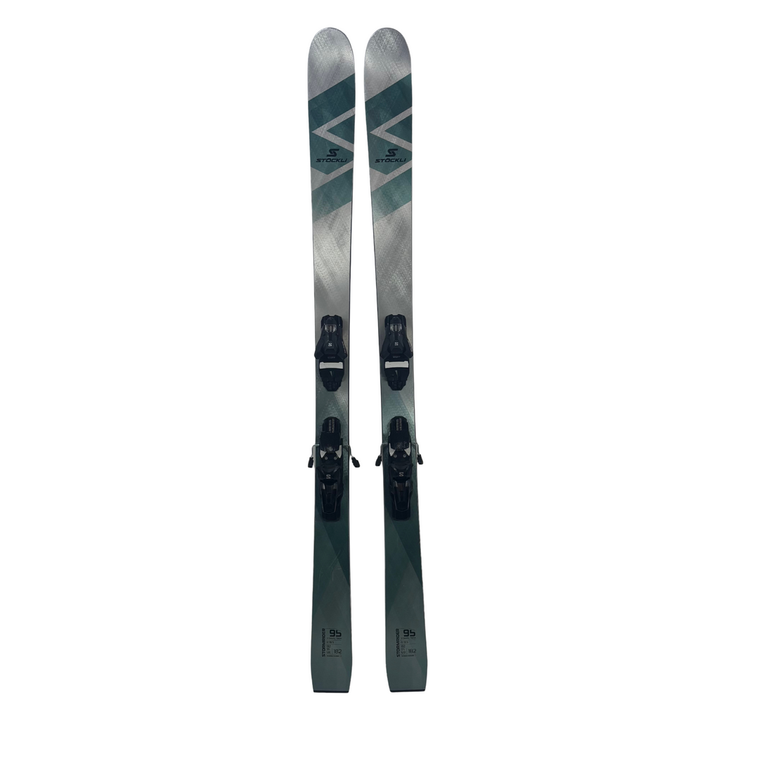 Stockli Stormrider 95 + Solomon Strive 13 Bindings - USED SKIS Stockli 182cm