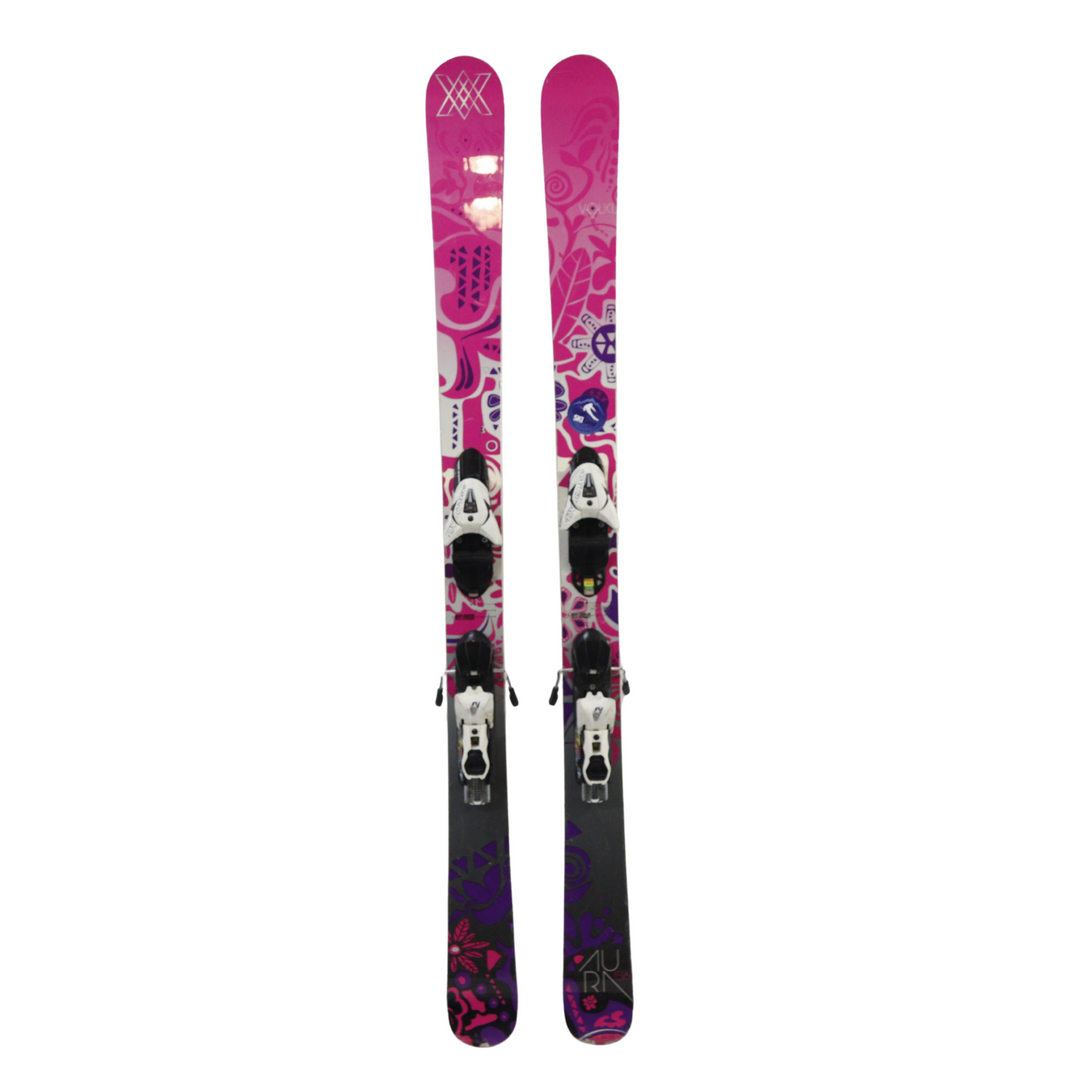 Völkl Aura 156cm + Salomon Z12 Demo Bindings - Used SKIS Volkl