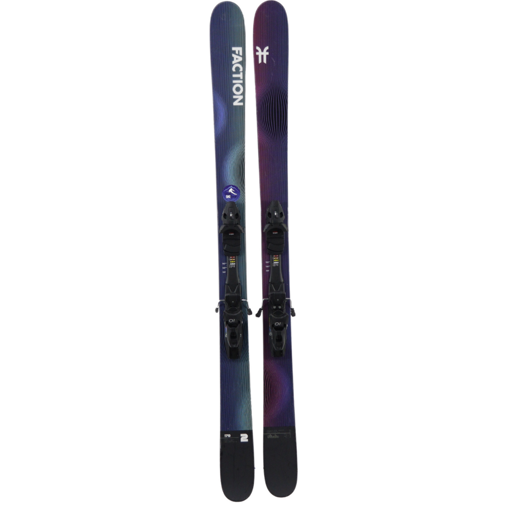 Faction Studio 2 178CM + Tyrolia SP10 Demo Bindings- USED SKIS Faction 178cm