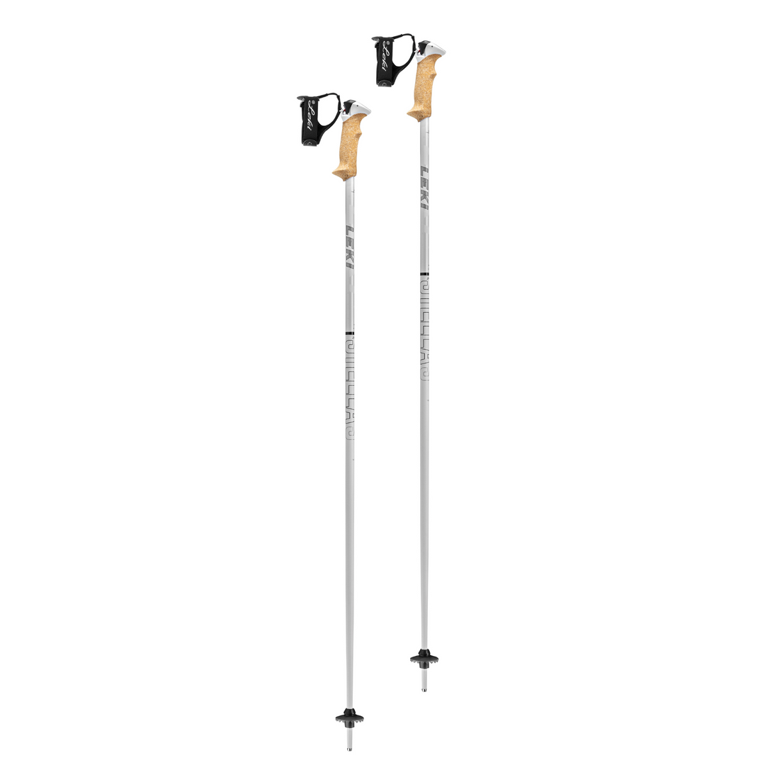 Leki Stella S Ski Poles 2026 SKI POLES Leki 105cm White / Silver