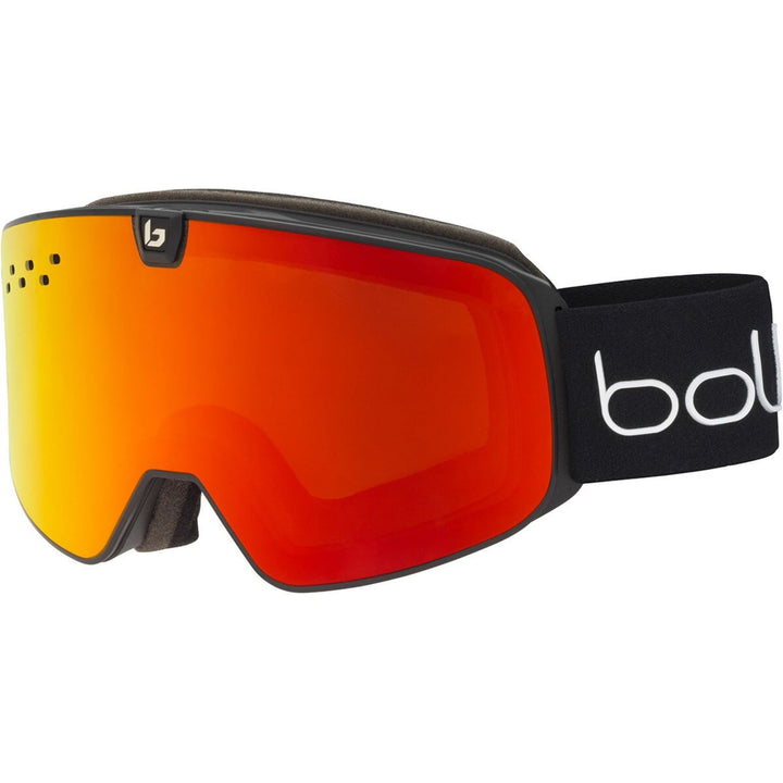 Bolle Nevada Neo Ski Goggles 2025 GOGGLES Bolle Black Matte - Sunrise Cat 2 & Light Vermillon Blue Cat 1