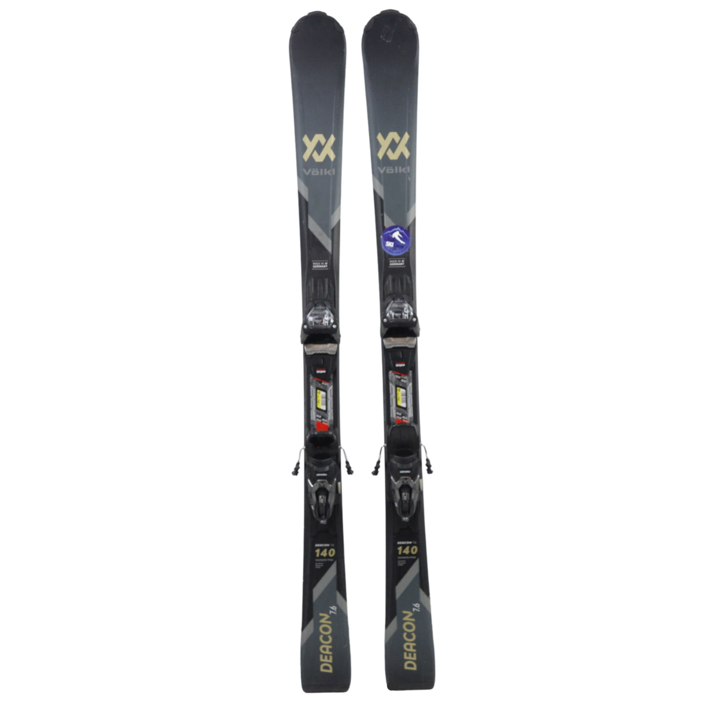 Volkl Deacon 140 + Marker FDT 10 - USED SKIS Volkl 140cm