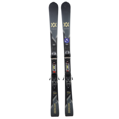 Volkl Deacon 140 + Marker FDT 10 - USED SKIS Volkl 140cm