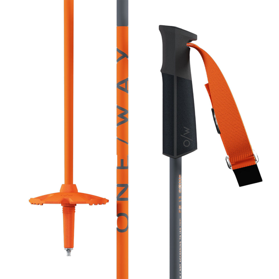 One Way FR 13 COMP Ski Poles 2025 SKI POLES One Way 125cm
