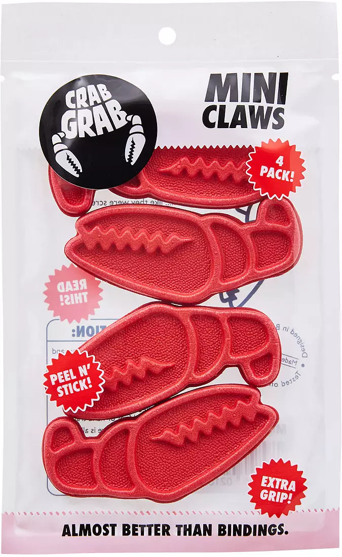 Crab Grab Mini Claws Stomp Pad STOMP PADS Crab Grab Red