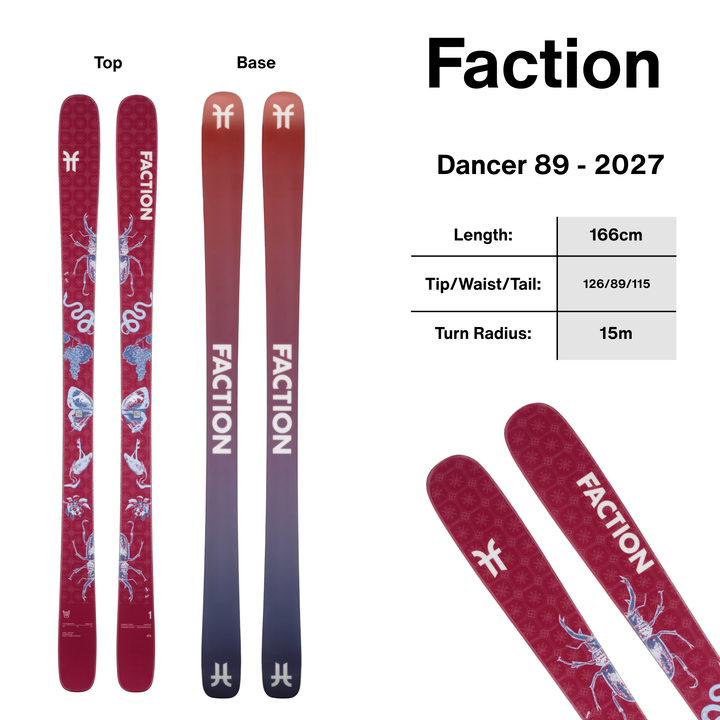 Faction Prodigy 1 Capsule Skis - 2027 SKIS Faction