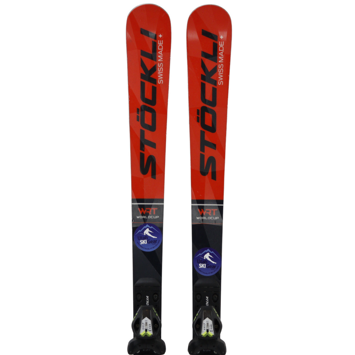 Stockli GS Laser 152cm skis 2022 + Head Evo9 AC Binding - Used SKIS Stockli