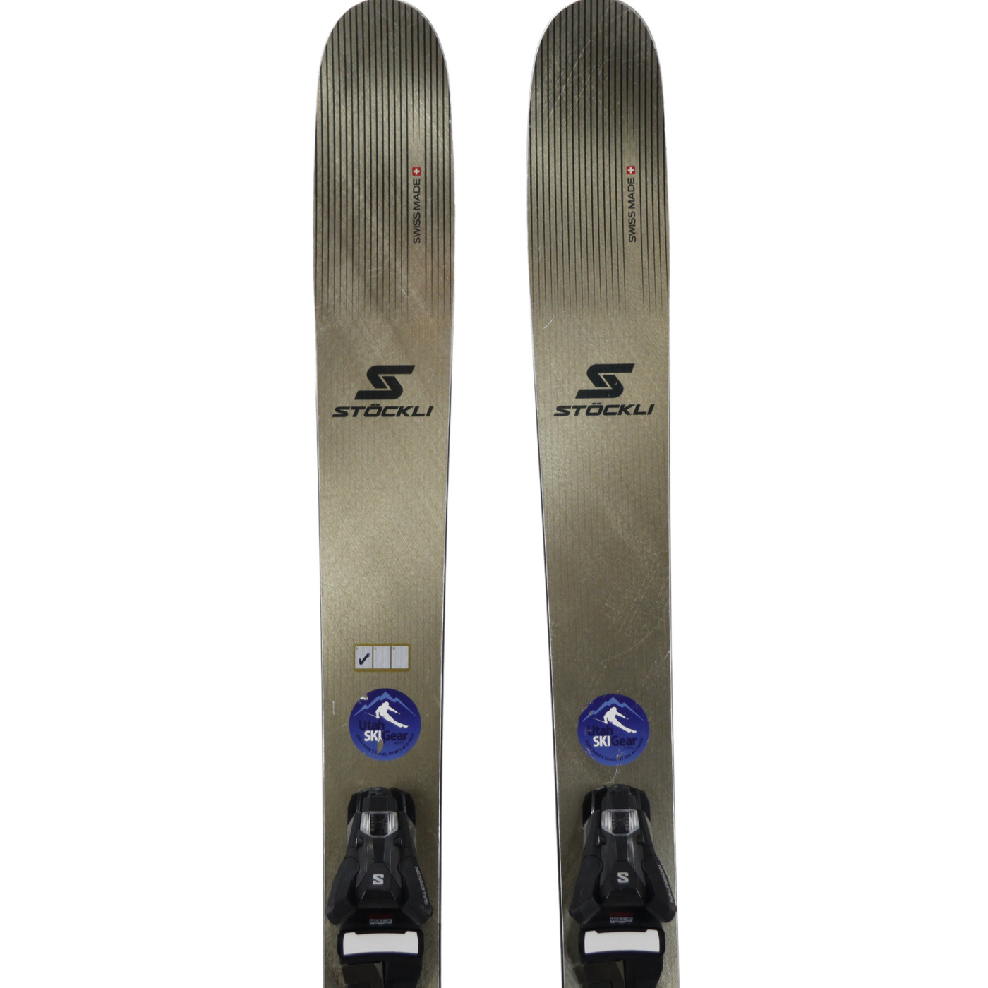 Stockli Stormrider 102 + Salomon Strive 13 Demo Bindings -USED SKIS Stockli